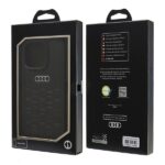Audi Synthetic Leather iPhone 16 Pro 6.3" black hardcase AU-TPUPCIP16P-GT/D2-BK - imagine 7