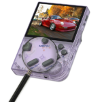 Console Anbernic RG35XX translucent purple Dual-system (GarlicOS) - imagine 2