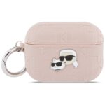 Case Karl Lagerfeld Monogram Karl &      Choupette Head for AirPods Pro 3 pink