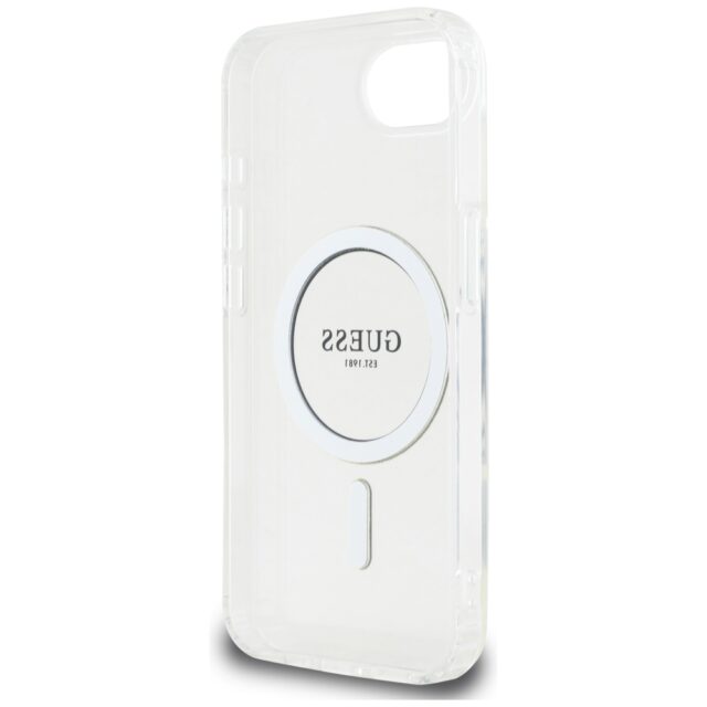 Case Guess IML Glitter Circle MagSafe for iPhone 16e transparent - imagine 7