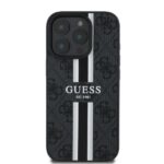 Guess GUHMP16LP4RPSK iPhone 16 Pro 6.3" black hardcase 4G Printed Stripes MagSafe - imagine 3