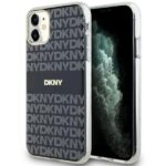 DKNY DKHMN61HRHSEK iPhone 11 / Xr 6.1 inch black hardcase IML Mono & Stripe MagSafe