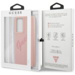 Guess GUHCS21LLSVSPI S21 Ultra G998 pink hardcase Script Vintage - imagine 8
