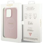 Guess GUHMP13XPSAHMCP iPhone 13 Pro Max 6,7" pink hardcase Saffiano MagSafe - imagine 8