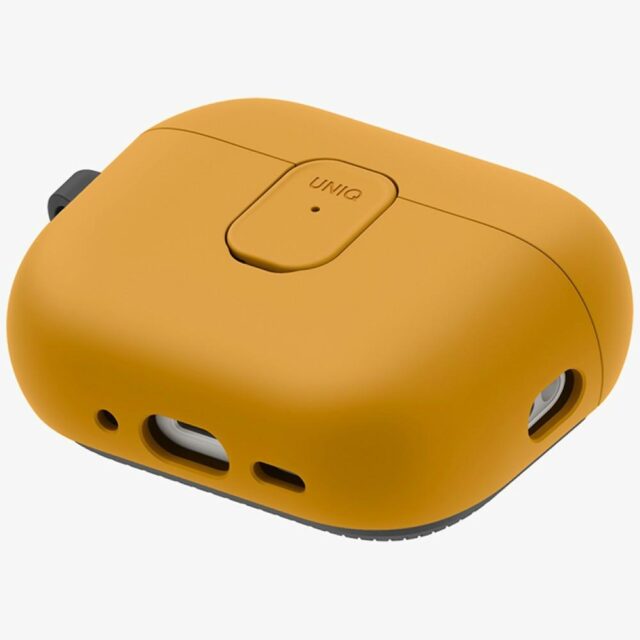 Case UNIQ Clyde for AirPods Pro 3 gen yellow-grey - imagine 4