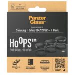 PanzerGlass Hoops Camera Sam S24 /S23 / S23+  black 1207 camera lens protector hoop optic ring - imagine 4
