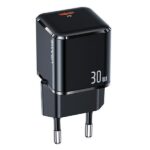 USAMS Wall Charger 1xUSB-C T45 mini 30W (only head) PD3.0 Fast Charging black CC148TC01 (US-CC14)