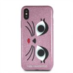Karl Lagerfeld KLHCPXGLCHPI iPhone X/Xs hardcase pink K-Paris - imagine 2