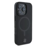 Mercedes MEHMP16X23RCMK iPhone 16 Pro Max 6.9" black hardcase Smooth Leather MagSafe - imagine 4