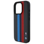 BMW BMHMP16X23PUPTK iPhone 16 Pro Max 6.9" black hardcase M Perf. Tricolor Printed Stripes - imagine 6