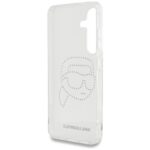 Case Karl Lagerfeld Rhinestones Karl Head Logo for Samsung Galaxy S25 transparent - imagine 7