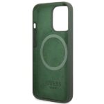 Guess GUHMP13XSPLA iPhone 13 Pro Max 6,7" khaki hard case Silicone Logo Plate MagSafe - imagine 7