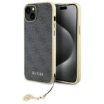 Guess GUHCP15MGF4GGR iPhone 15 Plus / 14 Plus 6.7" grey hardcase 4G Charms Collection