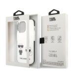 Karl Lagerfeld KLHCP13LTPEKCW iPhone 13 Pro / 13 6,1" hardcase white Karl&Choupette - imagine 8