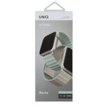 UNIQ Revix Strap Apple Watch Series 1-8/SE/SE2/SE3 38/40/41mm Reversible Magnetic green-beige - imagine 9