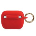 Guess GUACAPSILGLRE AirPods Pro cover red Silicone Glitter - imagine 2