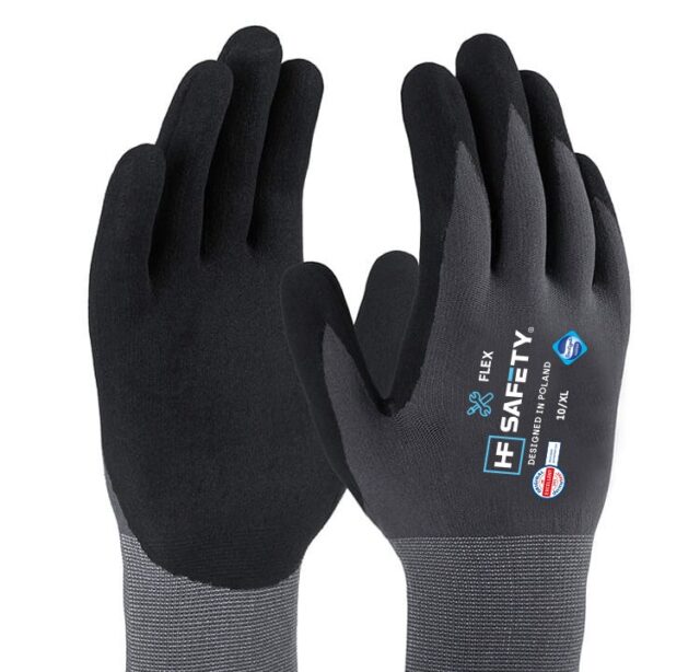 Extralink HF Safety Flex Protective Gloves 1 Pair, Size 9/L - imagine 5