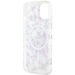 Guess GUHMP14MHCFWST iPhone 14 Plus / 15 Plus 6.7" transparent hardcase Flower MagSafe - imagine 7