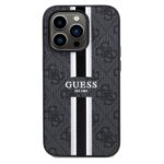 Guess GUHMP15XP4RPSK iPhone 15 Pro Max 6.7" black hardcase 4G Printed Stripes MagSafe - imagine 3