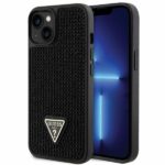Guess GUHCP14SHDGTPK iPhone 14 / 15 / 136.1" black hardcase Rhinestone Triangle