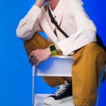 Skinarma Band+Case Saido 2in1 Apple Watch 45/44mm yellow neon - imagine 5