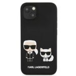 Karl Lagerfeld KLHCP13MSSKCK iPhone 13 / 14 / 156,1" hardcase black Silicone Karl & Choupette - imagine 3