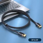 USAMS DP - DP Cable U74 2.0m black 4K HD SJ531HD01 (US-SJ531) - imagine 5