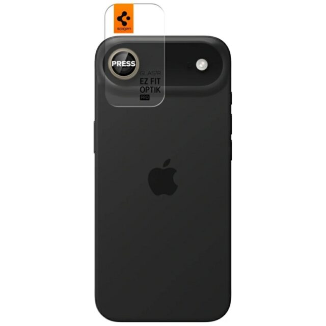 Spigen Optik Pro Glas.TR "EZ FIT" Camera Protector 2pcs for iPhone Air gold - imagine 2