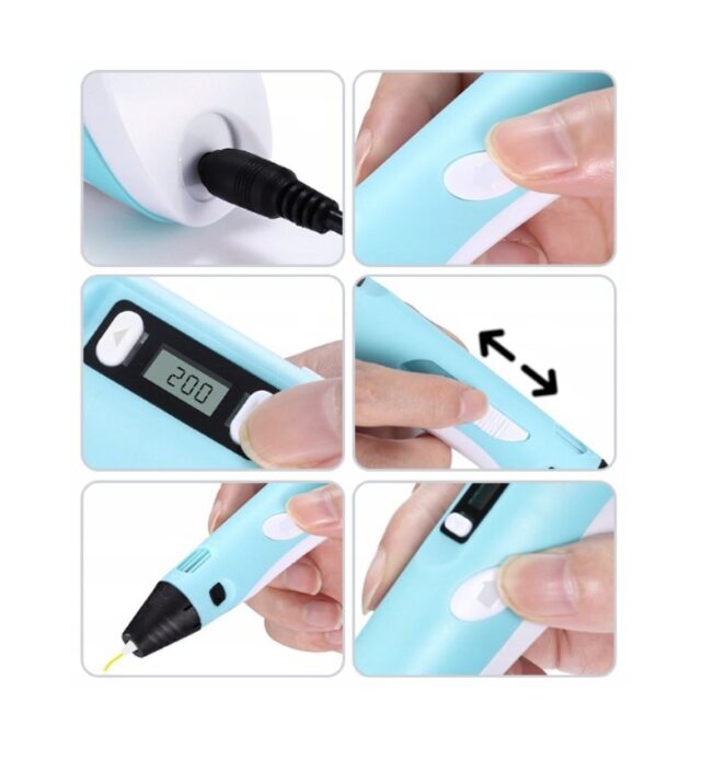 Extralink SmartLife 3D Pen Black-Red - imagine 2