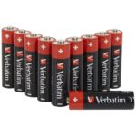 Verbatim alkaline battery AA LR6 20pcs black 49877