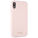 Guess GUHCI61LSGLLP iPhone Xr light pink hard case Silicone - imagine 5