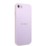Guess GUHCI8PSASBPU iPhone 7/8 / SE 2020/ SE 2022 hardcase purple Saffiano Hot Stamp & Met - imagine 4