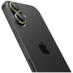 Spigen Optik Pro Glas.TR "EZ FIT" Camera Protector 2pcs for iPhone 17 / 16 / 16 Plus green - imagine 3