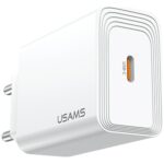 Wall charger USAMS T69 20W USB-C white - imagine 2