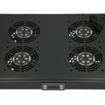 Extralink | Fan panel | 19", 4 fans, for rack cabinets, with thermostat
