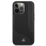 Mercedes MEHCP13XCDOBK iPhone 13 Pro Max 6,7" black hardcase Leather Perforated Area - imagine 3