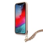 Guess GUHCP12LSASGPI iPhone 12 Pro Max 6,7" pink hardcase Saffiano Chain - imagine 5