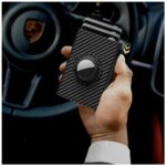 Portfel MajesticLine RFID z miejscem na   lokalizator czarny - imagine 5