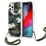 Guess GUHCP12LKSARKA iPhone 12 Pro Max 6,7" khaki hardcase Camo Collection