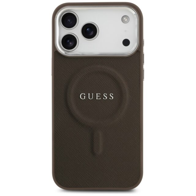Guess Classic Logo MagSafe Case for iPhone 17 Pro Brown - imagine 3