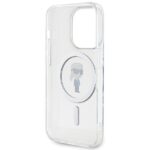 Karl Lagerfeld KLHMP15LHFCKNOT iPhone 15 Pro 6.1" transparent hardcase IML Ikonik MagSafe - imagine 7
