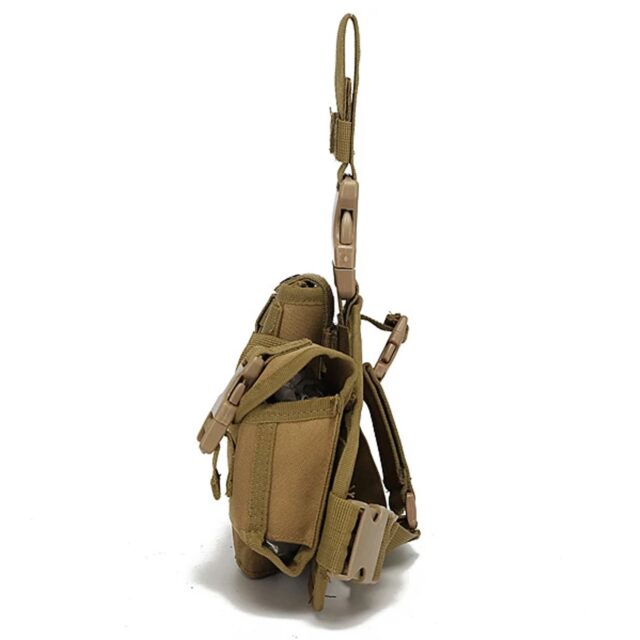 Extralink Military Modular Tactical Thigh Panel with Pistol Holster Molle ASG MIL-1118 - imagine 3