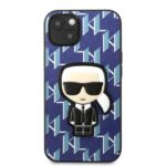 Karl Lagerfeld KLHCP13MPMNIKBL iPhone 13/ 14 / 15 6,1" hardcase blue Monogram Ikonik Patch - imagine 3