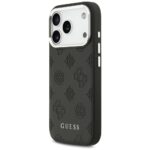 Guess Peony Hot Stamp Script MagSafe Case for iPhone 17 Pro Black - imagine 2