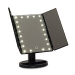 Extralink | Makeup mirror | with magnification, black, extendable, illuminated, with stand - imagine 3