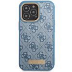 Guess GUHMP14XU4GPRB iPhone 14 Pro Max 6,7" blue hard case 4G Logo Plate MagSafe - imagine 3