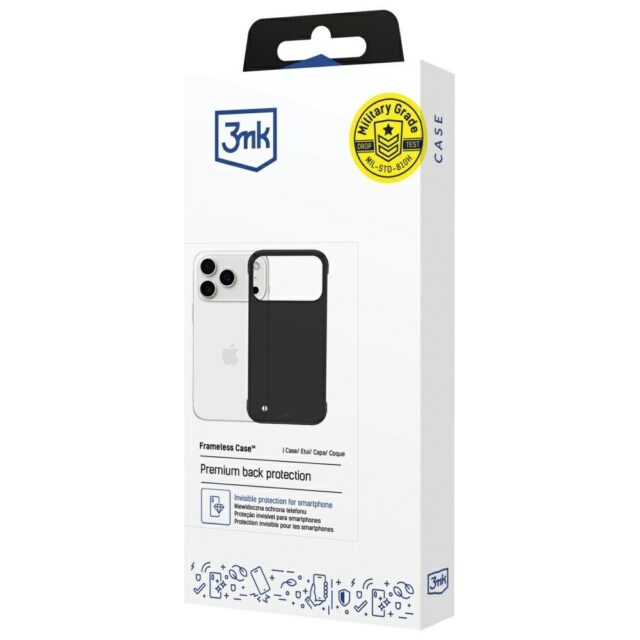 Case 3MK Just20g Matt Case for Apple iPhone 17 Pro Max black - imagine 8
