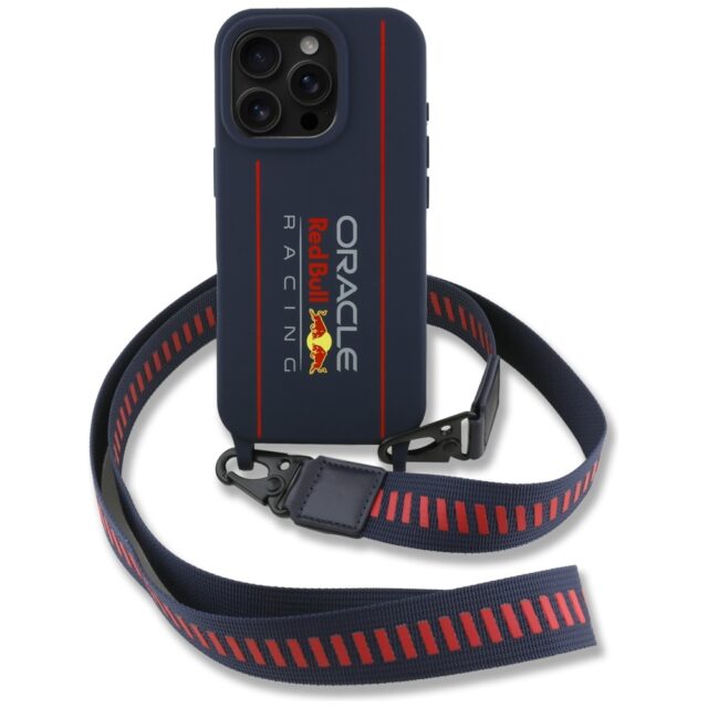 Red Bull RBHMP16X24SISOLRV iPhone 16 Pro Max 6.9" hardcase Silicone Strap and Vertical Logo MagSafe - imagine 2