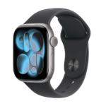 Watch Apple Watch Series 11 (2025) GPS 42mm Space Grey Aluminium Case with Sport Band M/L - Black