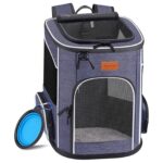 Extralink Pets Cat Dog Backpack, Ventilated Carrier Bag for Large Pets-744